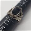 Image 3 : 3-VINTAGE STERLING RINGS WITH BLACK ONYX