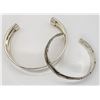 Image 2 : 2-STERLING CUFF BRACELETS (1)THICK!!!