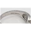 Image 4 : SIZE 9 STERLING WEDDING BAND SET