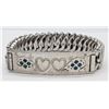 Image 1 : 925 ID BRACELET WITH STRETCHY BAND