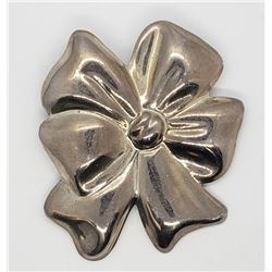 MEXICO STERLING BOW BROOCH