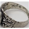 Image 7 : 5-STERLING RINGS-BALTIC AMBER-BLACK ONYX