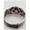 Image 8 : 5-STERLING RINGS-BALTIC AMBER-BLACK ONYX