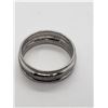Image 7 : 4-MODERN STERLING BANDS WITH UNIQUE DESIGNS