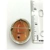 Image 2 : 14K CAMEO DIAMOND BROOCH
