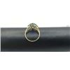Image 3 : 14K GOLD FLOWER RING BLUE & PURPLE SZ 7.5