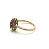 Image 2 : 10K GOLD RING WITH PINK/RED STONES SIZE 8