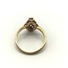 Image 3 : 10K GOLD RING WITH PINK/RED STONES SIZE 8