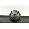 Image 1 : 14K RING 3D BLUE STONE DESIGN SZ 6.5