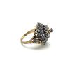 Image 3 : 14K RING 3D BLUE STONE DESIGN SZ 6.5