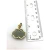 Image 2 : 14K PENDANT W GREEN STONE
