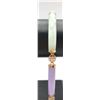 Image 3 : 14K GREEN AND PURPLE BRACELET (JADE?)