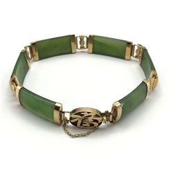 14K JADE BRACELET