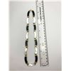 Image 4 : 14K NECKLACE W MOTHER OF PEARL & BLACK