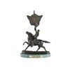Image 1 : Buffalo Signal Bronze Replica By Frederic Remington
