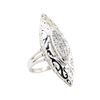 Image 1 : 0.50 ctw Diamond Ring - 14KT White Gold