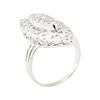 Image 4 : 0.50 ctw Diamond Ring - 14KT White Gold