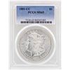 Image 1 : 1881-CC $1 Morgan Silver Dollar Coin PCGS MS65