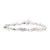 Image 1 : 1.35 ctw Diamond Bracelet - 14KT White Gold