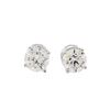 Image 1 : 1.50 ctw Diamond Stud Earrings - 14KT White Gold