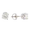 Image 2 : 1.50 ctw Diamond Stud Earrings - 14KT White Gold