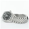 Image 5 : Rolex Mens Stainless Black Diamond 36MM Datejust Wristwatch