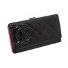 Image 3 : Chanel Black Quilted Leather Black CC Cambon Long Wallet
