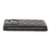 Image 4 : Chanel Black Quilted Leather Black CC Cambon Long Wallet