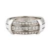Image 2 : 0.55 ctw Diamond Ring - 18KT White Gold