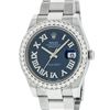Image 1 : Rolex Mens Stainless Steel Black Roman Diamond 3.5 Carat 41MM Datejust 2 Wristwa