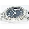 Image 9 : Rolex Mens Stainless Steel Black Roman Diamond 3.5 Carat 41MM Datejust 2 Wristwa