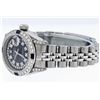 Image 5 : Rolex Ladies Stainless Steel 26MM Blue Diamond Lugs Datejust Wristwatch