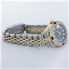 Image 8 : Rolex Ladies 2 Tone Yellow Gold Blue Diamond & Sapphire Datejust Wristwatch