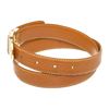 Image 5 : Louis Vuitton Brown Epi Leather Skinny Classique Belt 85