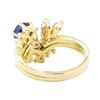 Image 3 : 1.38 ctw Blue Sapphire and Diamond Ring - 14KT Yellow Gold