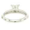 Image 8 : Platinum 0.66 ctw GIA Prong Set Heart Brilliant Diamond Solitaire Engagement Rin