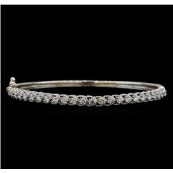 14KT White Gold 1.63 ctw Diamond Bracelet