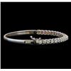 Image 2 : 14KT White Gold 1.63 ctw Diamond Bracelet