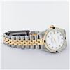 Image 8 : Rolex Mens 2 Tone 14K Mother Of Pearl Sapphire Datejust Wristwatch
