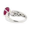 Image 3 : 2.64 ctw Ruby and Diamond Ring - 14KT White Gold