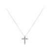 Image 1 : 1.84 ctw Diamond Pendant And Chain - 14KT White Gold