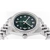 Image 6 : Rolex Mens Stainless Steel Slate Green Diamond 36MM Datejust Wristwatch