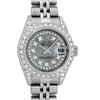 Image 1 : Rolex Ladies Stainless Steel Quickset Meteorite Diamond Lugs Jubilee Datejust Wr