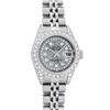 Image 2 : Rolex Ladies Stainless Steel Quickset Meteorite Diamond Lugs Jubilee Datejust Wr
