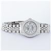 Image 4 : Rolex Ladies Stainless Steel Quickset Meteorite Diamond Lugs Jubilee Datejust Wr