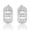 Image 1 : 14k White Gold 1.13CTW Diamond Earrings, (SI3/VS1-VS2/G-H/H-I)