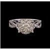 Image 2 : 1.35 ctw Diamond Ring - 14KT White Gold