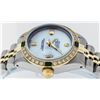 Image 7 : Rolex Ladies 2 Tone Yellow Gold MOP & Emerald Diamond Datejust Wriswatch