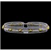 Image 1 : 0.56 ctw Diamond Bracelet - 18KT White and Yellow Gold