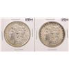 Image 1 : Lot of (2) 1884 $1 Morgan Silver Dollar Coins